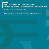 The Global Findex Database 2014 : measuring financial inclusion around the world